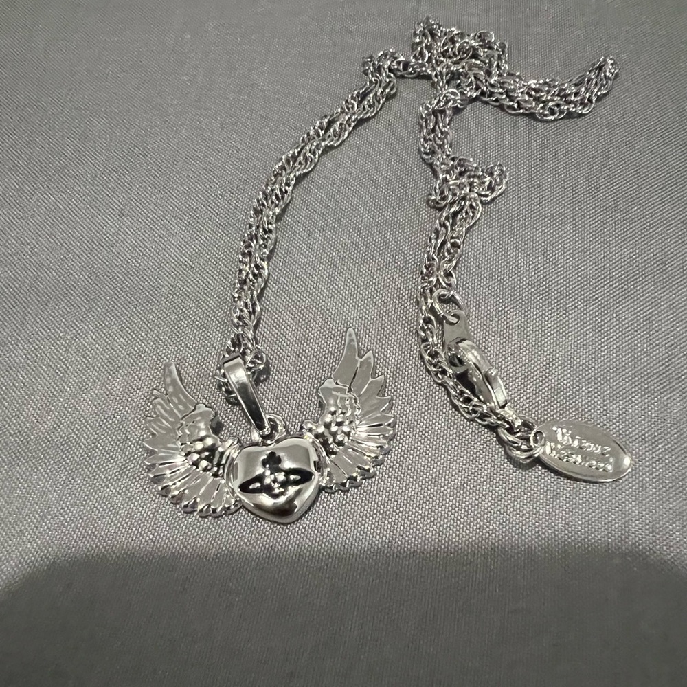 COPY - Vivienne Westwood Heart and Wing Necklace
